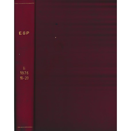 ESP. Parapsicologia e fenomeni dell'insolito. AnnoI I° (10 fascicoli anno 1976 completo)