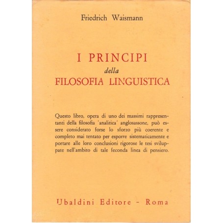 I principi della filosofia linguistica